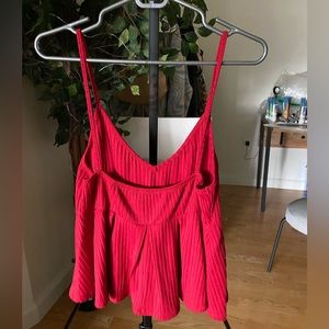 Shein red tank top size L